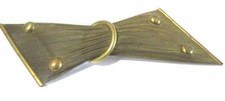 Art Deco Darkened Bow Slide Sash Vintage Antique Buckle
