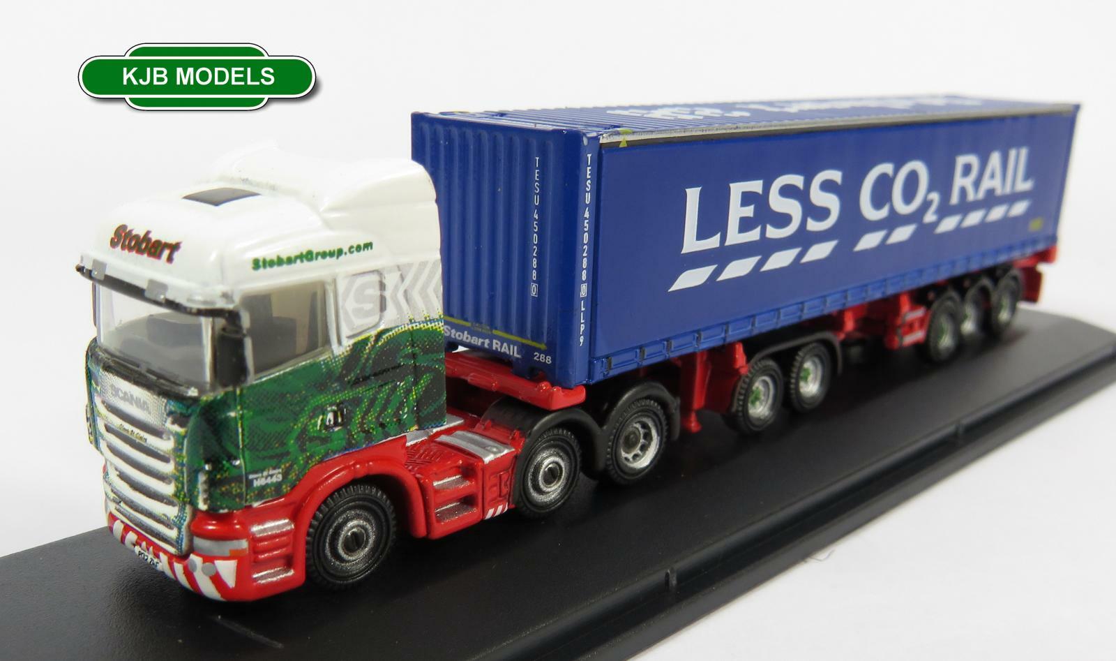 Oxford Diecast NSHL01CT Scania D-TEC Container Stobart Lorry N Gauge Vehicle