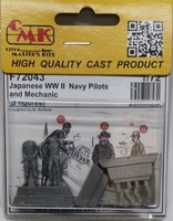 MW22 Cmk F72043 Japan Navy Pilots+Mechanic Wwii 1/72 Figure
