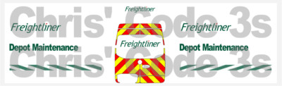 Code 3 selbstklebende Vinyl-Aufkleber Anzug 1/43 1/50 Mercedes Sprinter - Freightliner Van