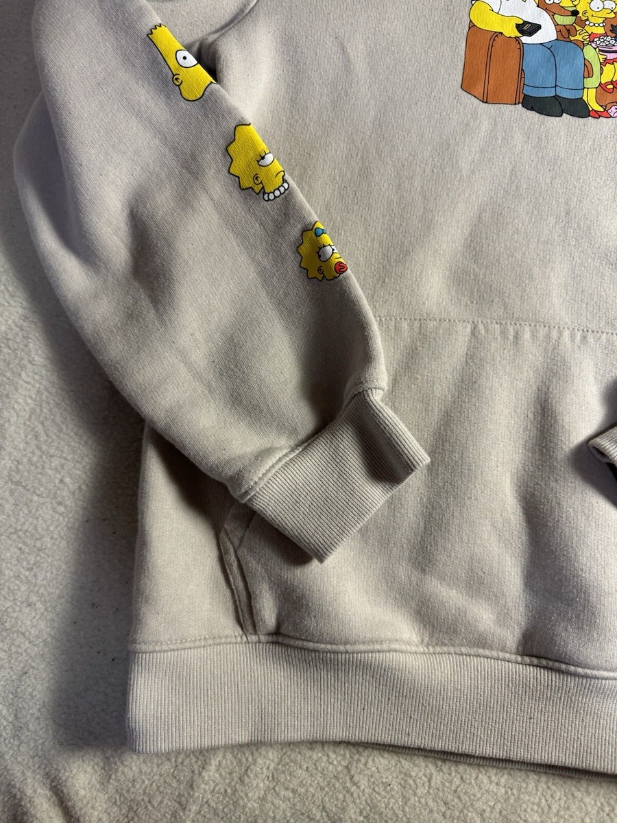 Simpsons Hoodie Adult Small H&M Sweatshirt Pullover Simpsons Hoodie Adult Small H&M Sweatshirt Pullover