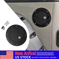 1PCS Locking Fuel Filler Door Gas Tank Cover Kit For Jeep Wrangler TJ 1997-2006