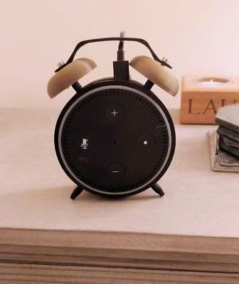 Amazon Echo Dot 2nd Generation Gen 2 Retro Alarm Clock Stand / Mount