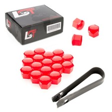 20x Felgen Radschraube Abdeckkappe Sechskant Kappen 17 mm rot Glanz für CITROEN 20x Felgen Radschraube Abdeckkappe Sechskant Kappen 17 mm rot Glanz für CITROEN