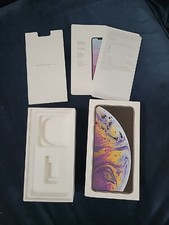 iPhone XS Xs Max Box Original Apple Retail Packaging with Manual Sim Tool Only