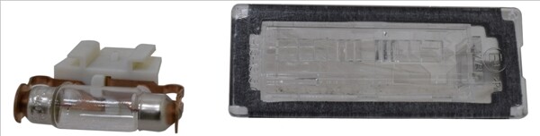 Left and right TYC 15-0315-00-2 Licence Plate Light for ,CITROËN,FIAT,PEUGEOT