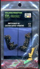 MW22 VERLINDEN 439 MARTIN BAKER MK.7 SEATS 1  1/72 ZUBEHÖR