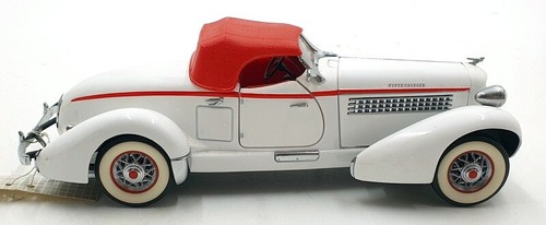 Franklin Mint 1/24 Scale 6525U - 1935 Auburn Boattail Speedster - White - Picture 5 of 5