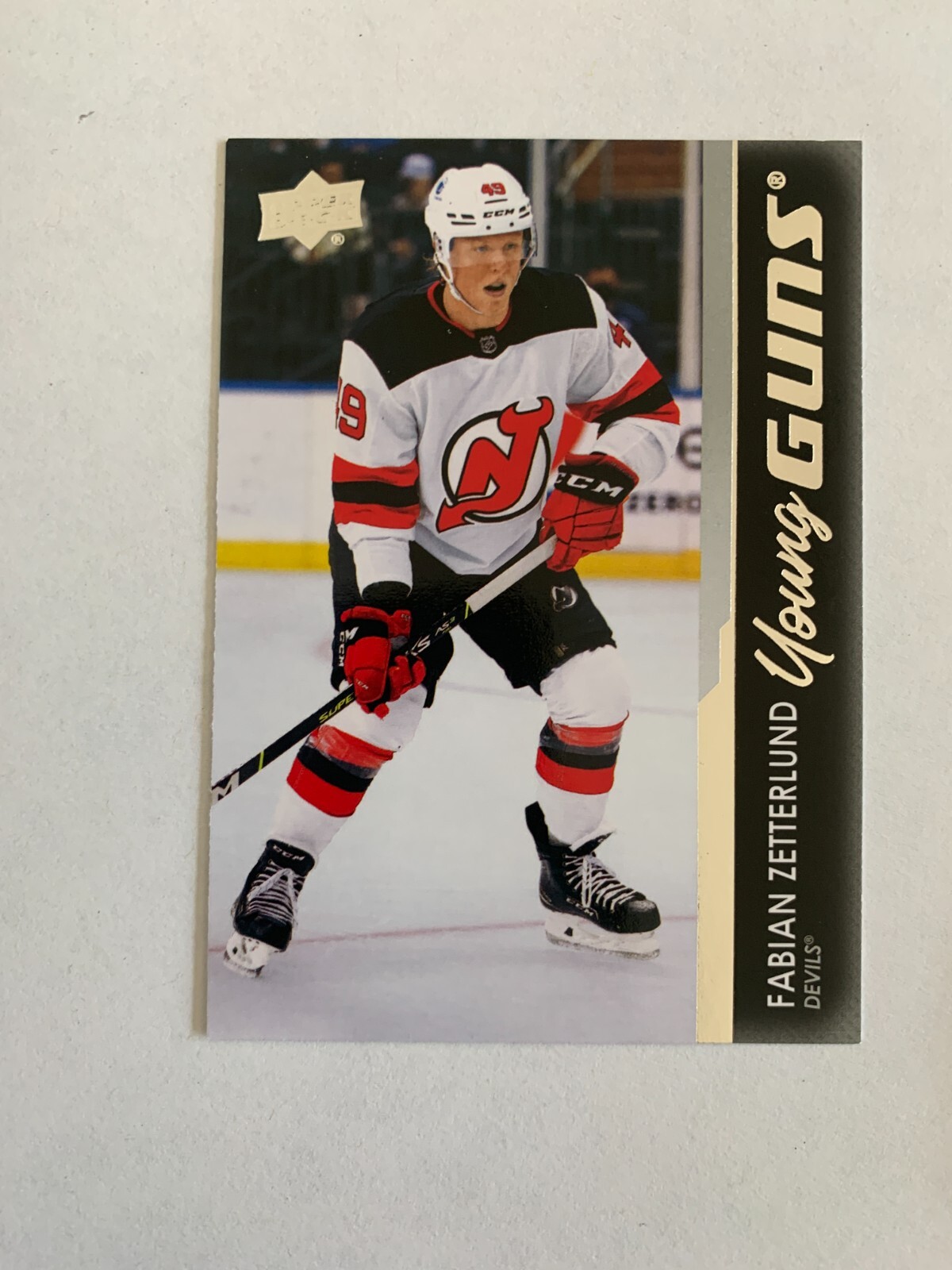 2021-22 Upper Deck #729 Fabian Zetterlund YG RC - New Jersey Devils
