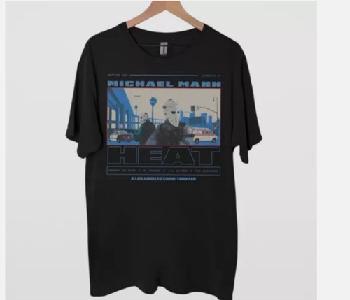 Black Medium Heat 1995 Movie Graphic T-Shirt - 第 2/7 張圖片