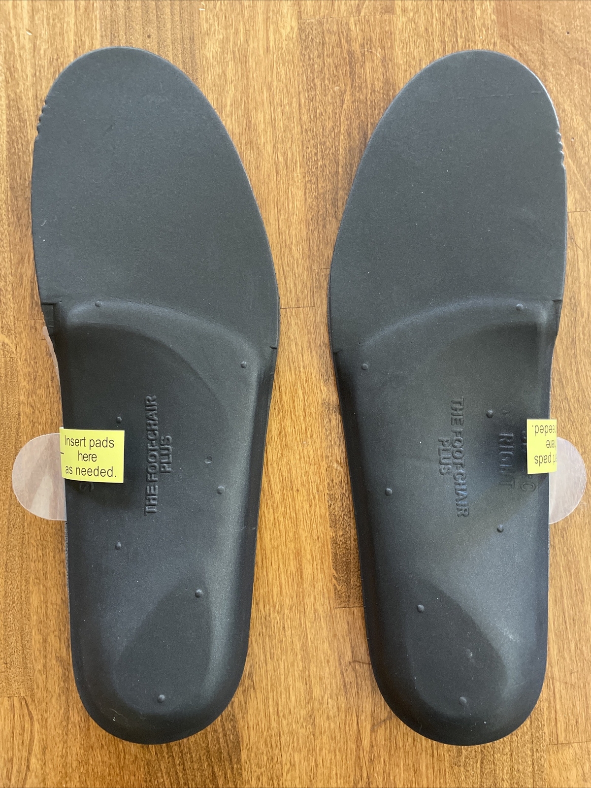 FootChair Orthotics with Pads for Adjustable Arch Height. Relieve