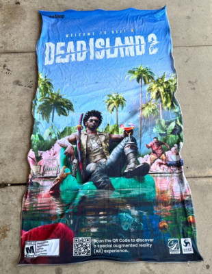 Dead Island 2 - Gamestop Exclusive Promotional Fabric Banner - 4ft x 7ft