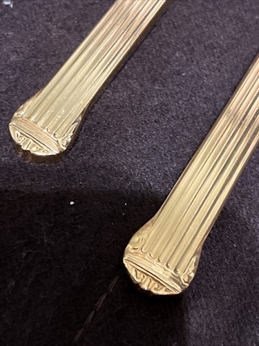 Nasco Doric Gold Electoplate Japan Flatware YOUR CHOICE Stainless - Picture 2 of 3