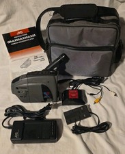Vintage 1993 JVC GR-AX25U VHS-C Videomovie Camcorder With Charger / Battery Bag