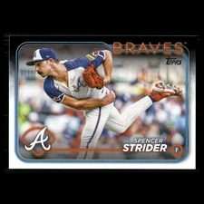 Spencer Strider #11 2024 Topps Atlanta Braves Baseball Card MLB