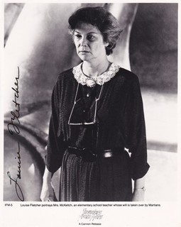 LOUISE FLETCHER Oscar winning actress. A great original 8x10" b/w signed photo