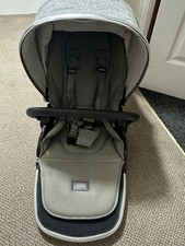 Mamas & Papas Grey Single Pushchair Seat Unit with Footmuff & Raincover