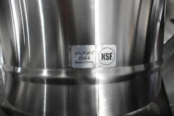 Dispensador de té helado Bunn 34100.0002 TDO-4 4 galones con tapa de preparación Foto 2 de 3