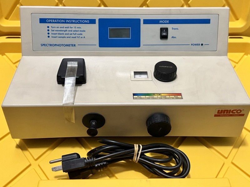 Fisher Science Education SPECTROPHOTOMETER Unico Co MODEL 1000U 1000-U