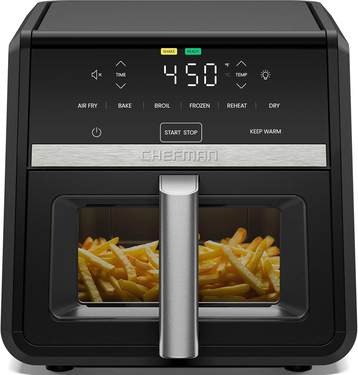 Air Fryer 9 Qt | TurboFry 7-in-1 High-Powered 450°F Cooking for Crispier and Eve
Opens in a new wind