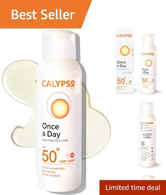 Once a Day LSF 50 unparfümierte Sonnenschutzlotion - wasserabweisend & nicht fettig