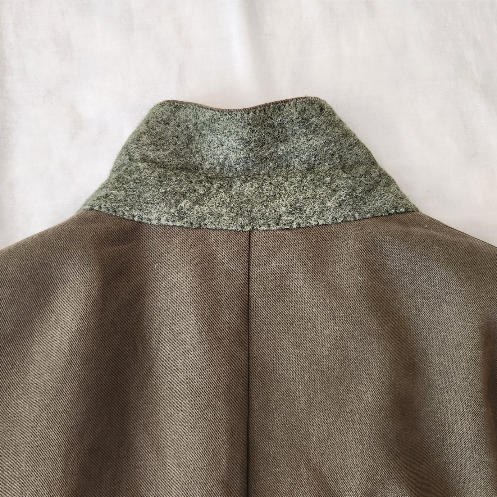 DRAKE'S Green Cotton Twill Sportcoat Jacket Blazer Sz US 38 / EU 48  Italy- NEW