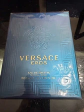 NIB VERSACE EROS by Versace for MEN 6.7 oz / 200 ml Eau De Toilette Spray SEALED