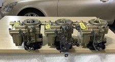 Early Rochester Tripower Carbs Manual Choke