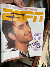 June 6, 2005 ESPN Magazine, Ginobli Cover, Signed by Manu Ginobli, HOF, SA Spurs