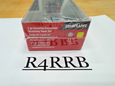 #ad Snap on Tools USA NEW HIVIZ 5pc 3 8quot; Drive Extension Adaptor Foam Set 205AFXAFHV $214.95