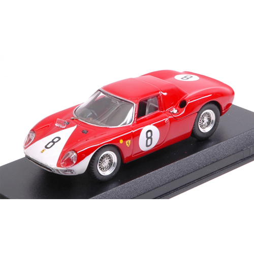 Ferrari 250 Lm REIMS'1964 N.8 1:43 Best Model Auto Competizione -D- Neues Modell-image