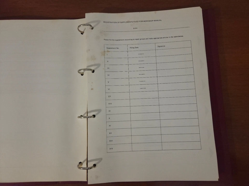 Manual de taller Porsche 944 Foto 4 de 4