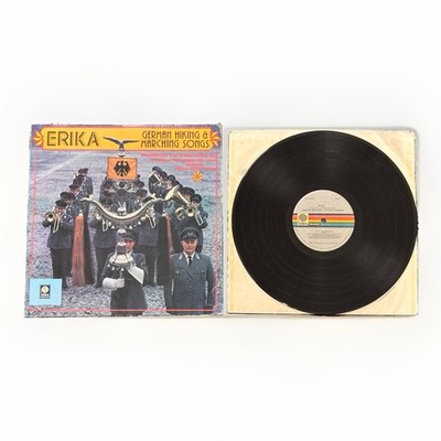 Erika German Hiking & Marching Songs 1977 LP OOP 12'' Vinyl Record