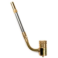 Adjustable Flame Air/MAPP Propane Dual Fuel Hand Torch Kit 360 Degree Swivel Top