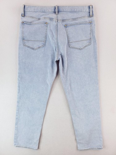 Pantalones de mezclilla Banana Republic para hombre 36x30 lavado ligero de viaje calce ajustado elásticos - Imagen 4 de 15