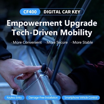 Comfortable entry into the car's digital key mobile app Keyless entry