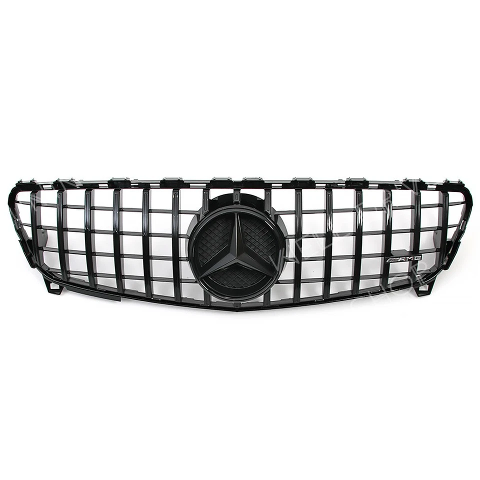 Black Front Bumper Grille W/Star For Mercedes Benz W176 16-18 A180 A200 A250 A45 Foto 2 de 4