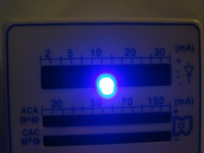 20x  LED blau 3mm superhell 2mA Low Current  #11-94