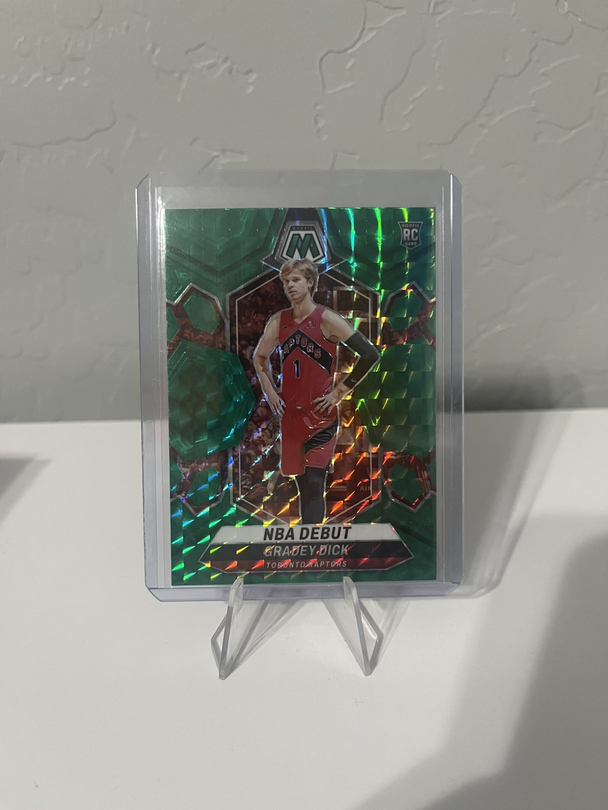 Gradey Dick Green Mosaic RC 2023-24 Panini Mosaic #260 Toronto Raptors