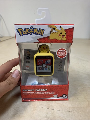 Pokemon Pikachu Kids Smartwatch Camera Games Yellow Boys Interactive Watch