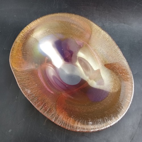 Robert Coleman Signed, Dated 2005 Iridized Art Glass Decorative Bowl OBO - Picture 12 of 19