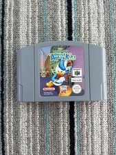 Donald Duck Quack Attack Nintendo 64 N64 Game Cartridge - Tested & Working