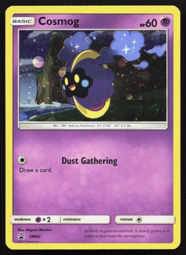 Cosmog - SM42 Sun & Moon Promo Pokemon Holo