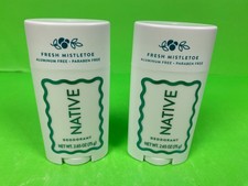 L K 2 BRAND NEW NATIVE LIMITED EDITION FRESH MISTLETOE DEODORANT SOLID 2.65OZ