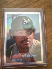 2021 Topps Archives - 1957 Topps Reggie Jackson #15 Rainbow Foil /150