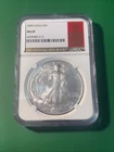 2005 American Silver Eagle 1 OZ NGC MS69 - Official Red Book Label