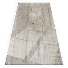 Sous‑Plaque Pour Poêle, Résistante Texture De Bois Clair Rectangulaire 120x60 cm