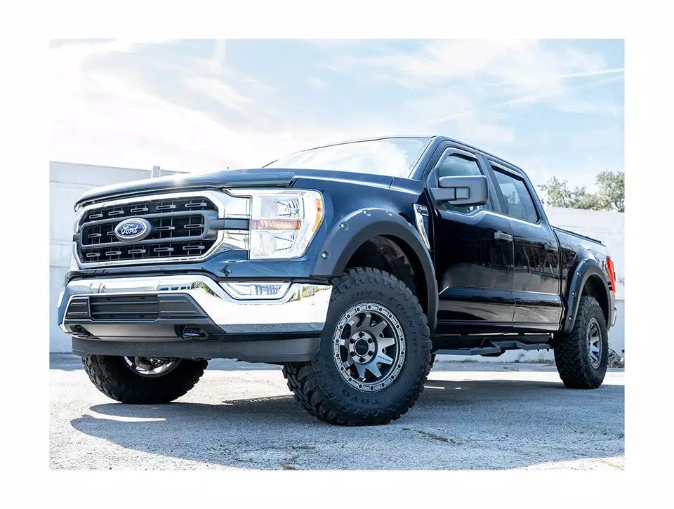 EGR Matte Black Fender Flares Fits GMC Sierra 2500 2011-2014 6'6" Bed Foto 4 de 4