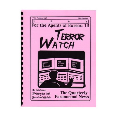 Tri-Tac Horror RPG  Terror Watch #6 & 7 ''Friday the 13th Survival Guid Mag Fair