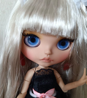 Blythe Doll Matte Face Joint Body Big Lips Beauty Hair Wig Eyes 4 Color Gift Toy